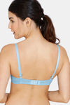 Zivame Sunset Mimosa Push-Up Wired Medium Coverage Bra - Alaskan Blue — thumbnail 2